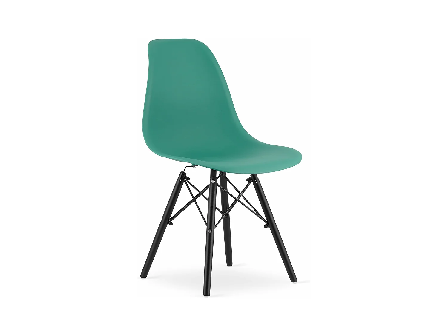 Chaise OSAKA pieds verts / noirs x 1