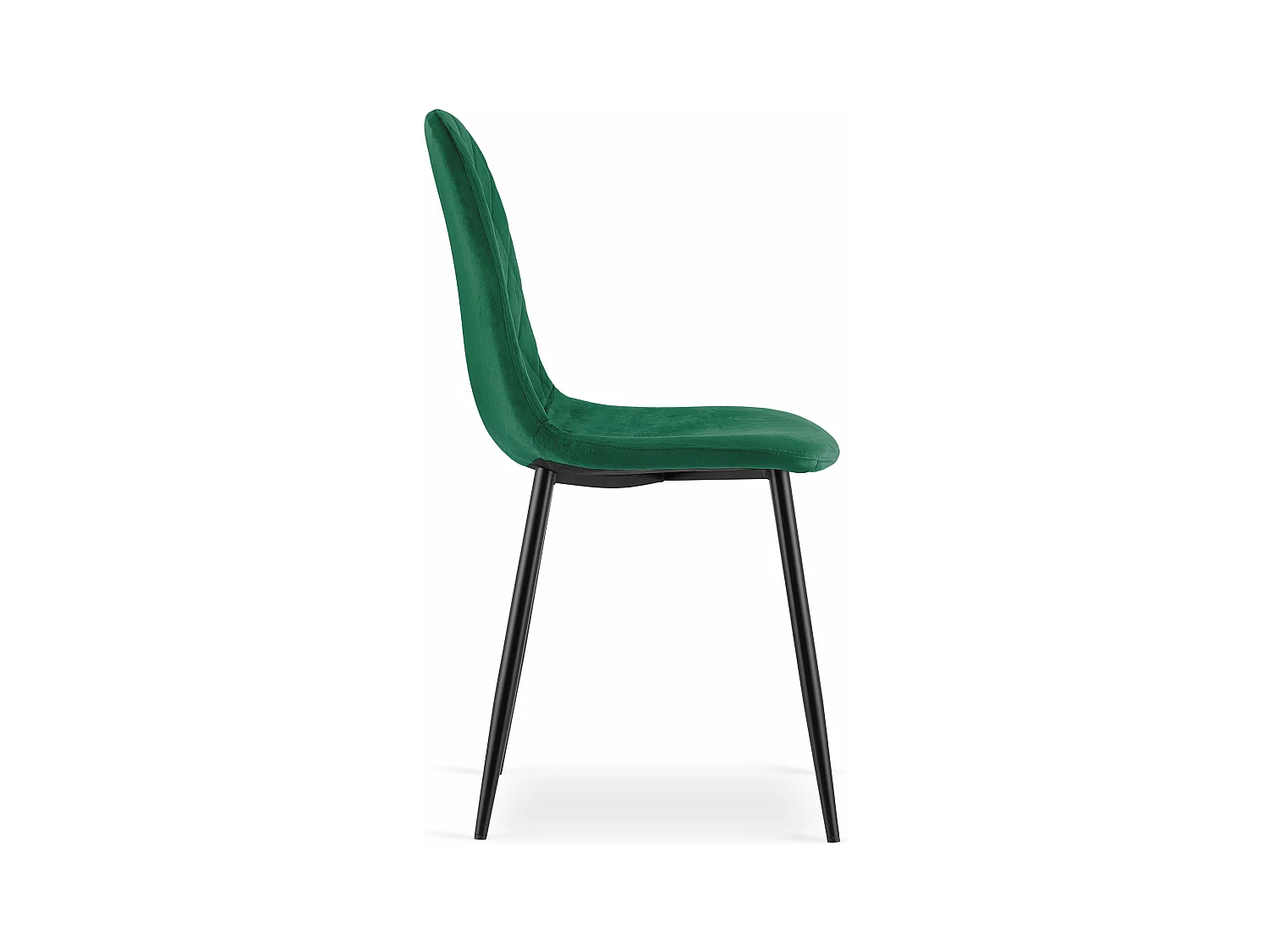 Chaise ASTI - Velours vert foncé x 1