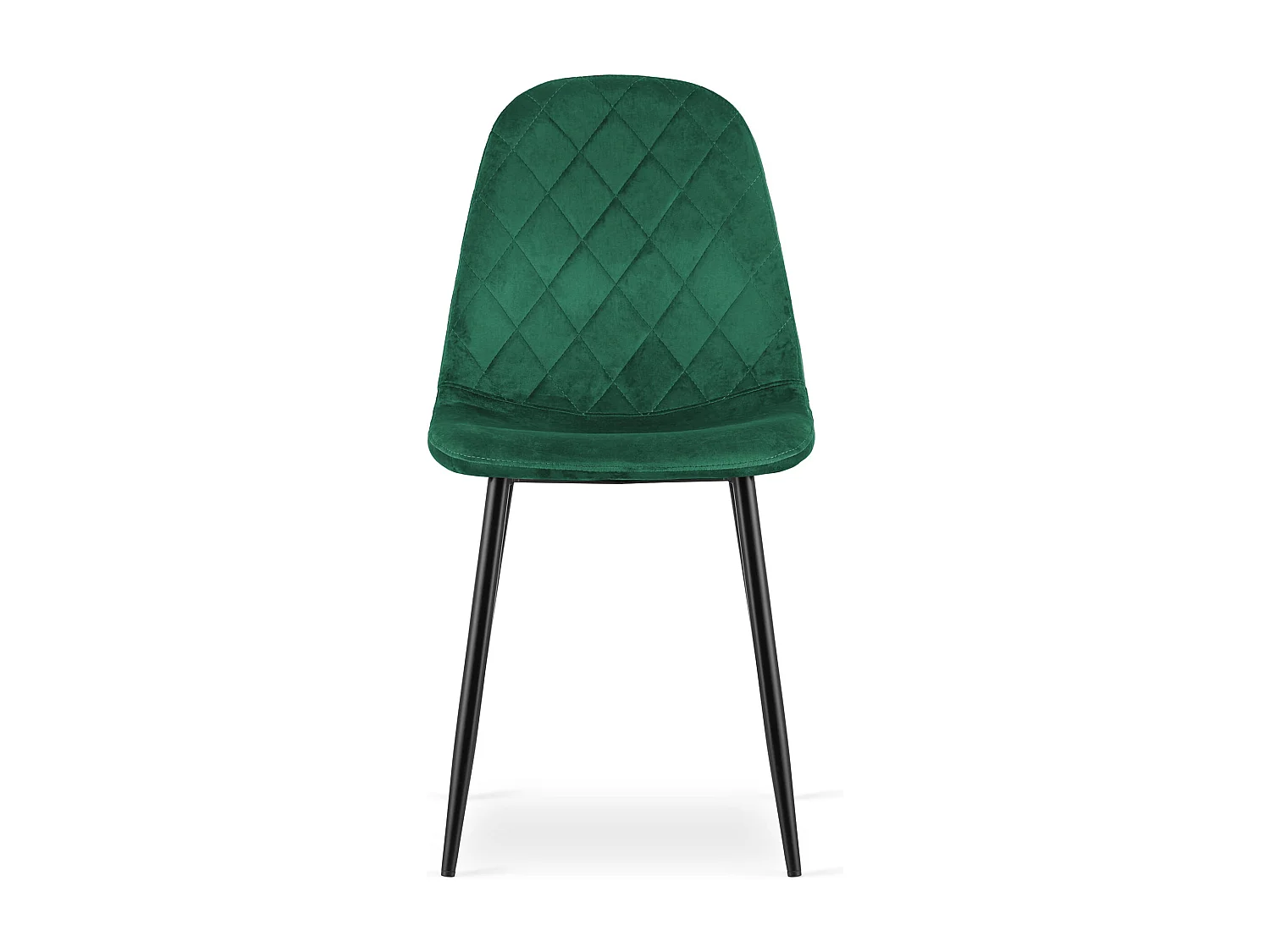 Chaise ASTI - Velours vert foncé x 1