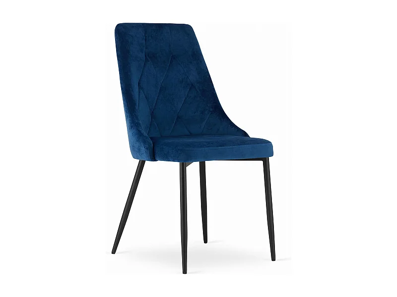 Chaise IMOLA - velours bleu marine x 1