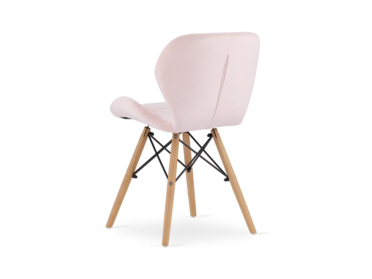 Krzesło LAGO Aksamit - róż x 1