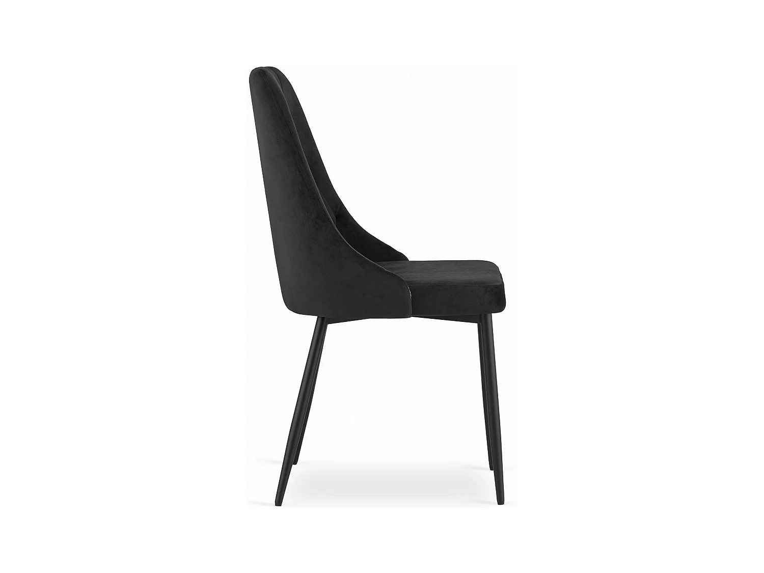 Chaise IMOLA - Velours noir x 1