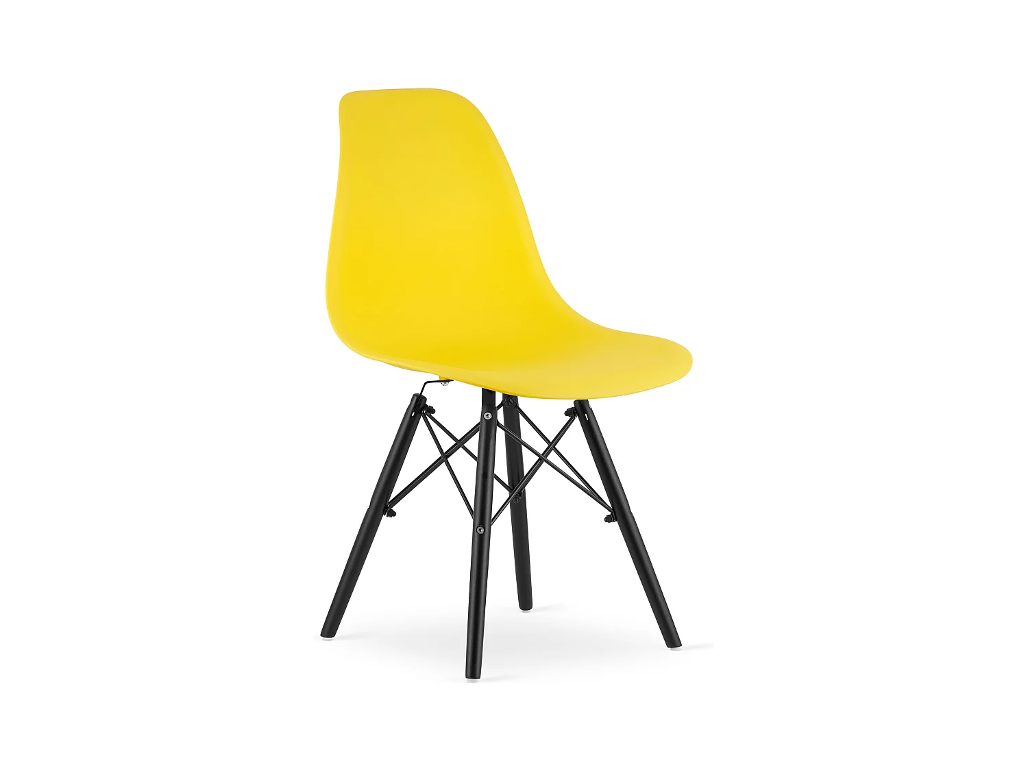 Chaise OSAKA pieds jaunes / noirs x 1