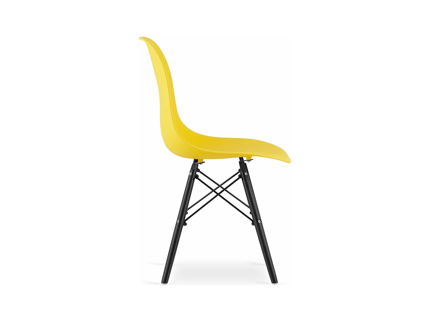 Chaise OSAKA pieds jaunes / noirs x 1