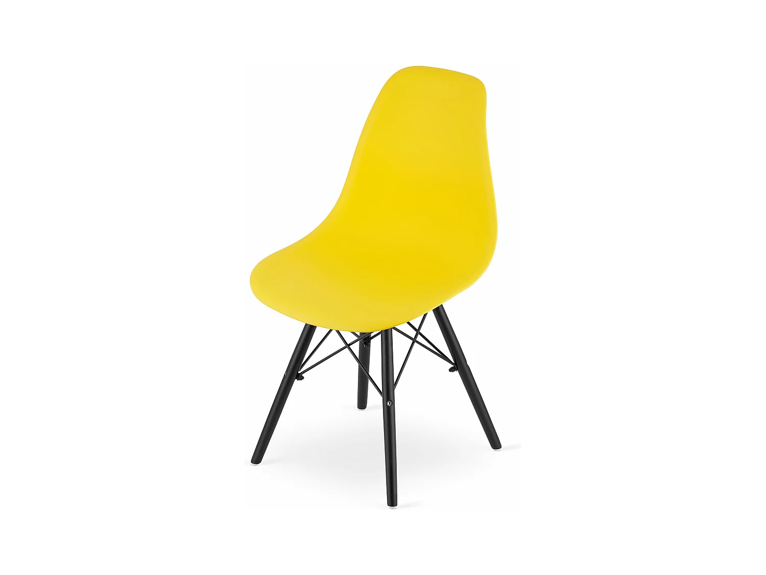 Chaise OSAKA pieds jaunes / noirs x 1