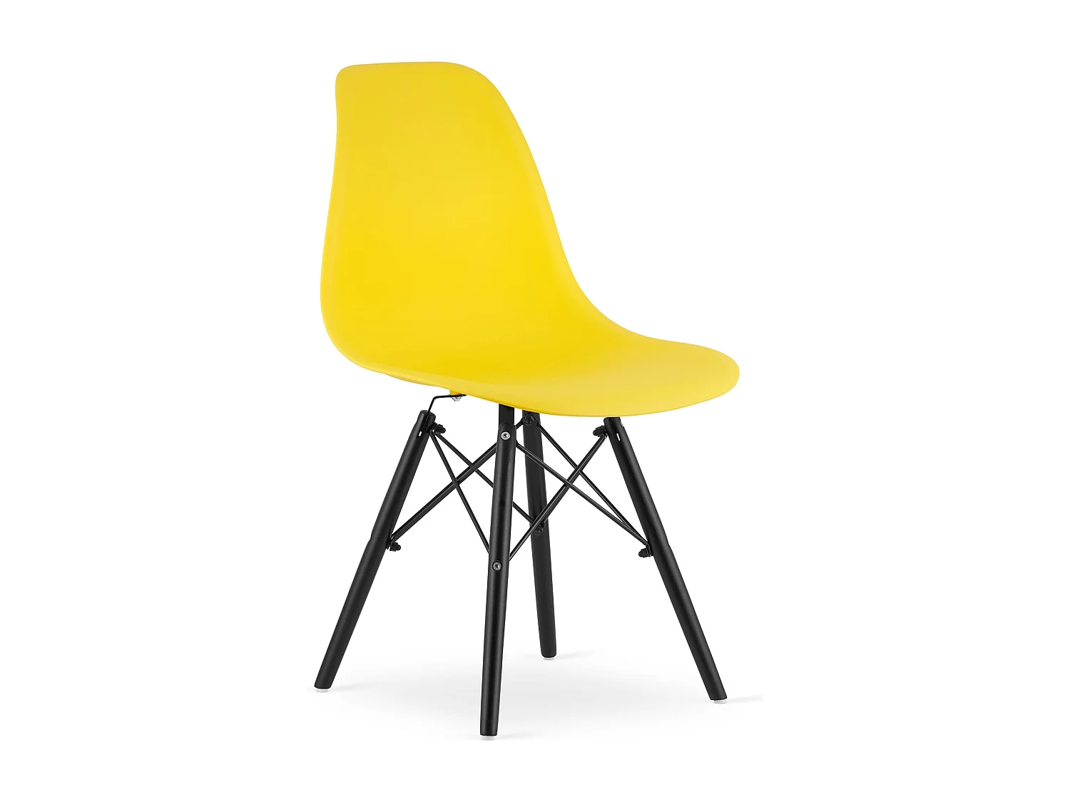 Chaise OSAKA pieds jaunes / noirs x 1