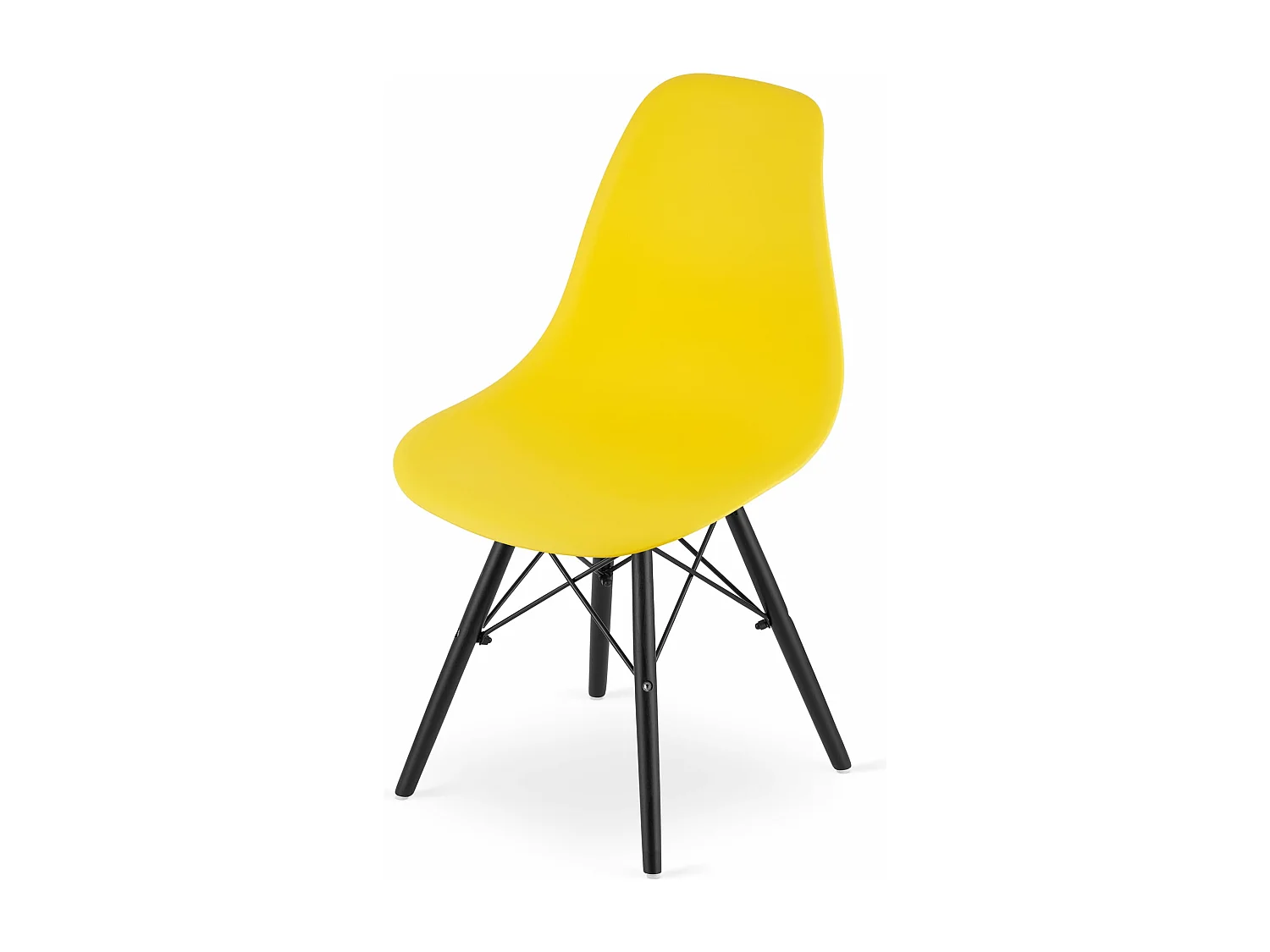 Chaise OSAKA pieds jaunes / noirs x 1