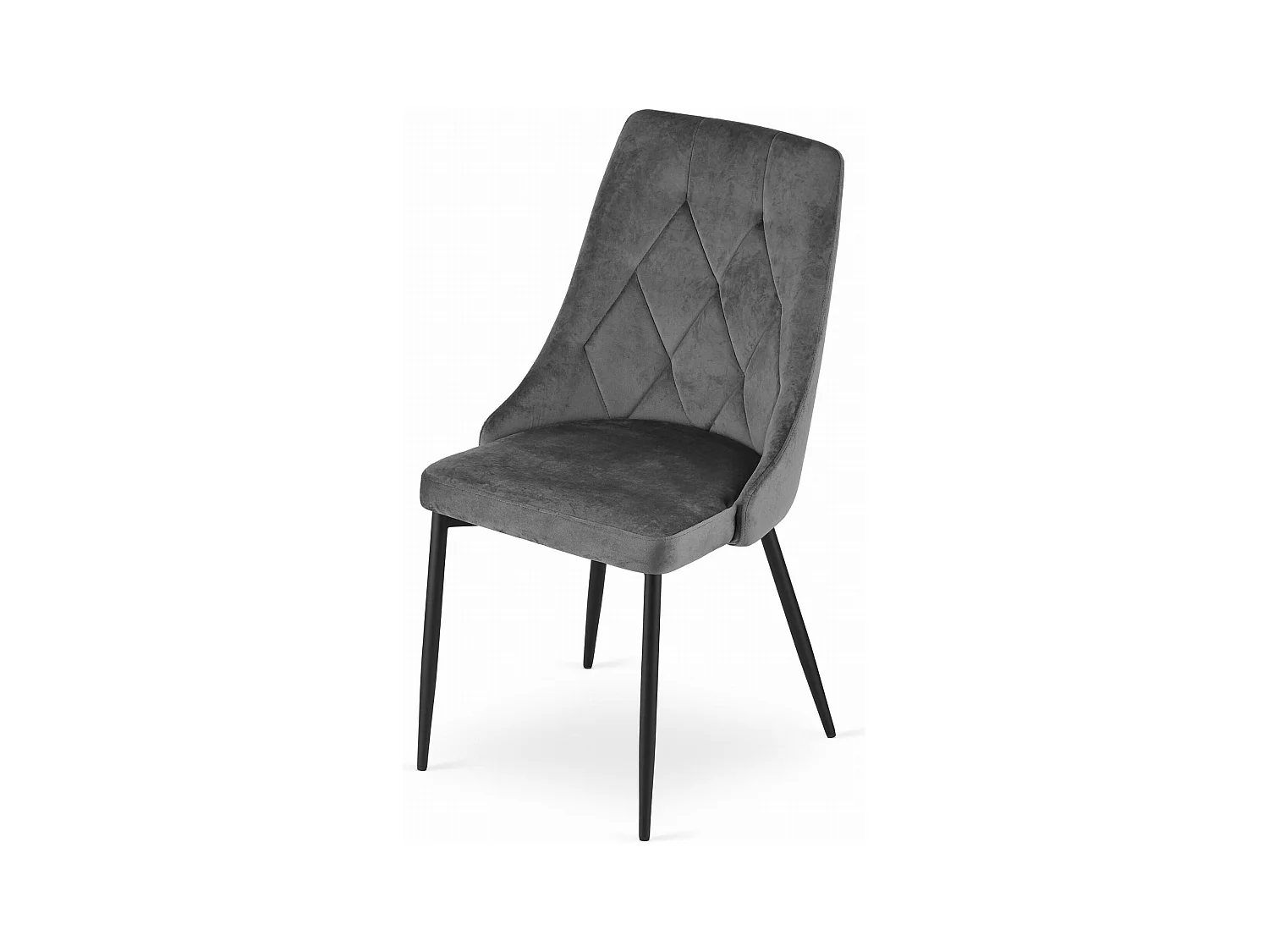 Chaise IMOLA - Velours gris foncé x 1