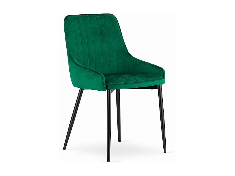 Chaise MONZA - Velours Vert x 1