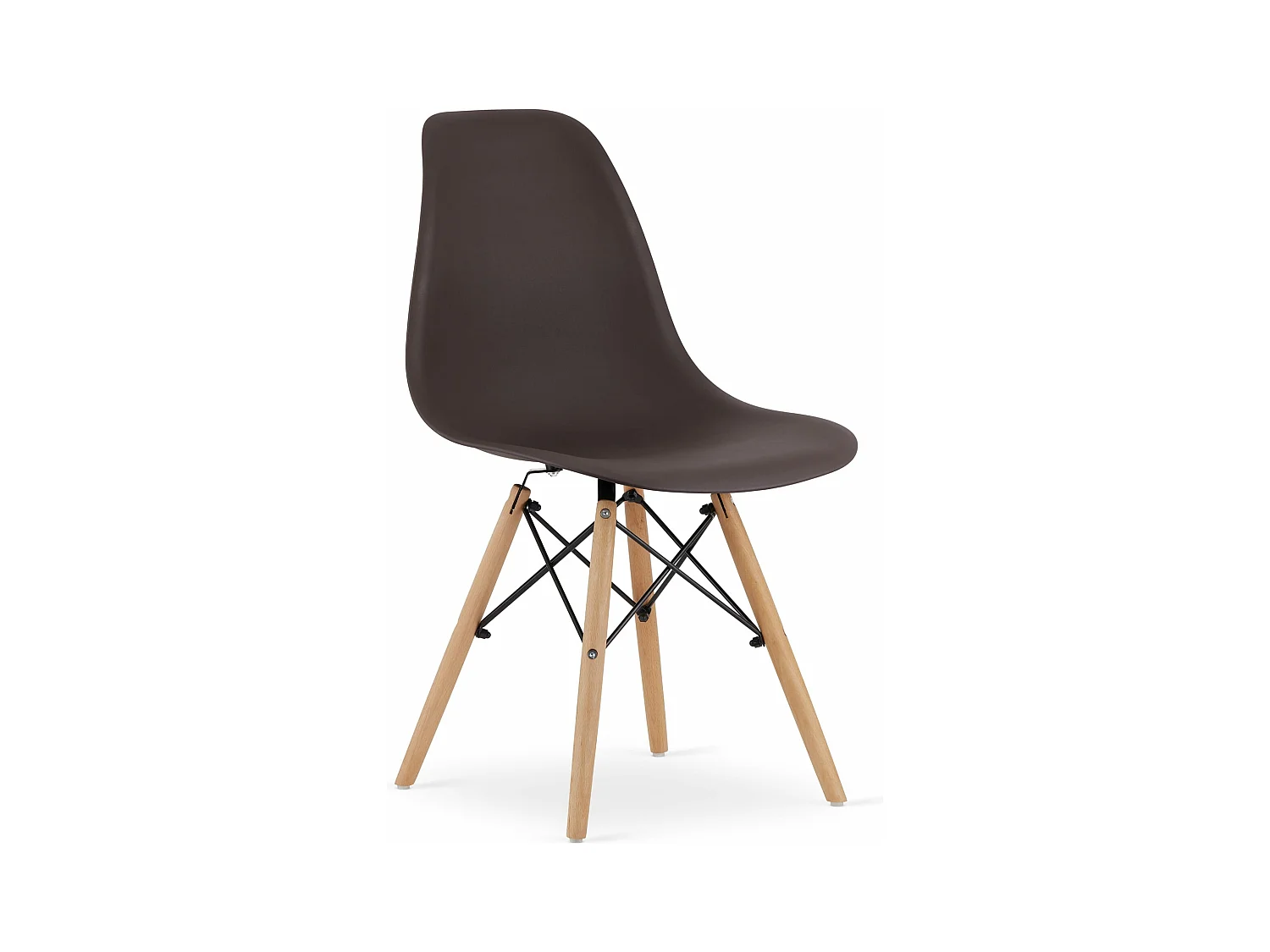 Chaise OSAKA café / pieds naturels x 1