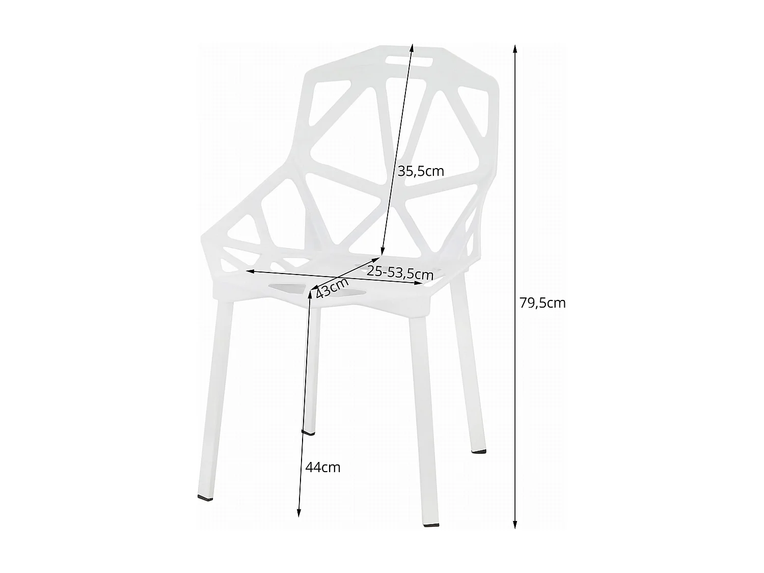 Chaise ESSEN - noire x 1