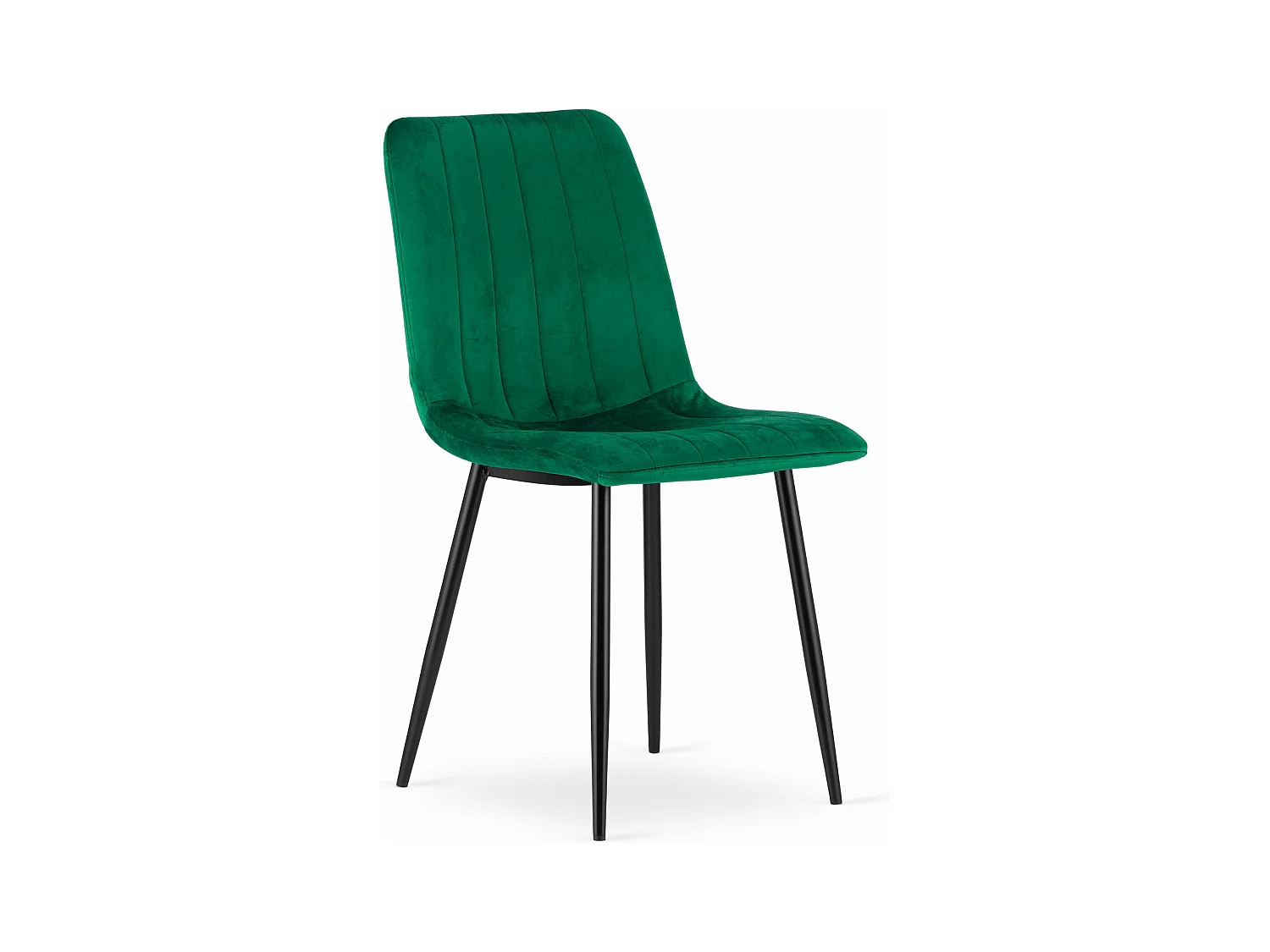Chaise LAVA - Velours vert foncé x 1