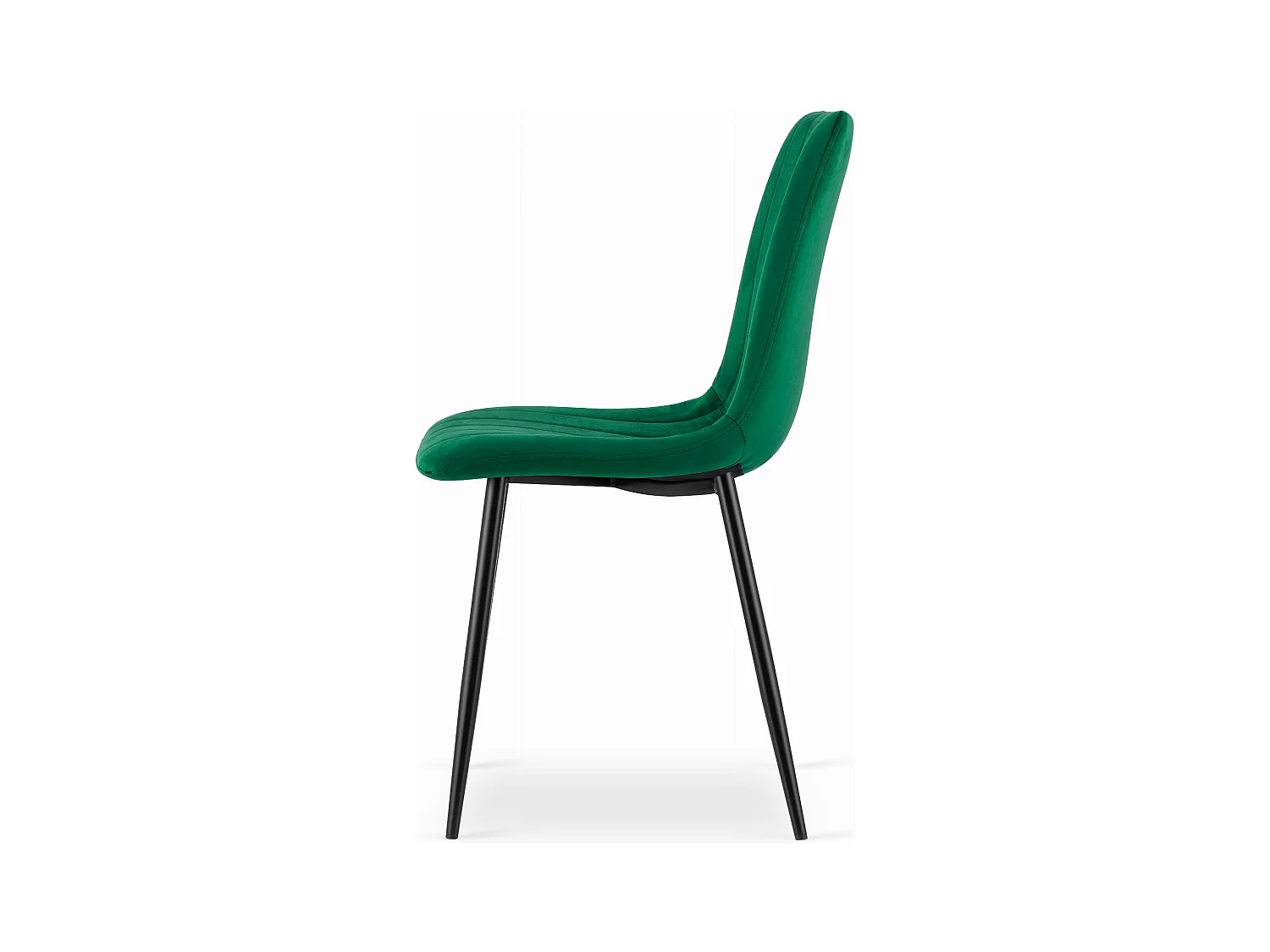Chaise LAVA - Velours vert foncé x 1