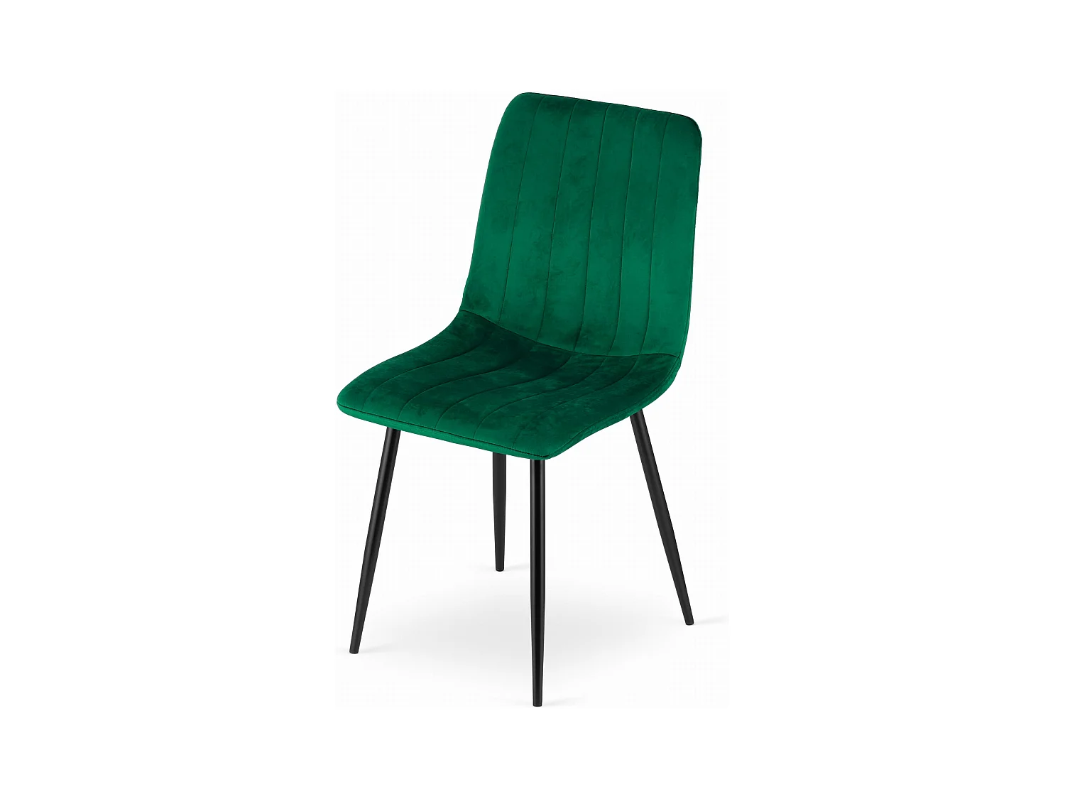 Chaise LAVA - Velours vert foncé x 1
