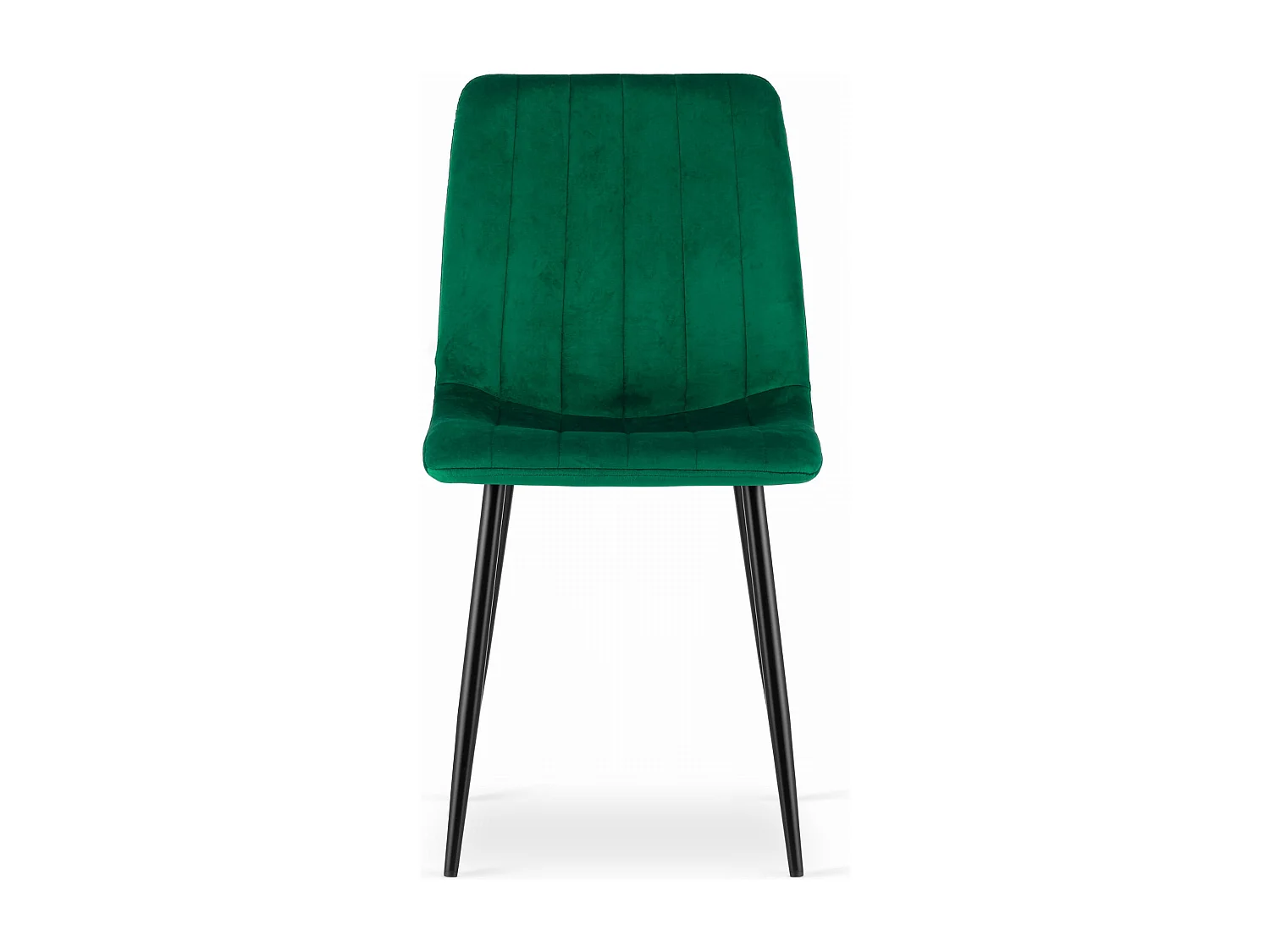 Chaise LAVA - Velours vert foncé x 1