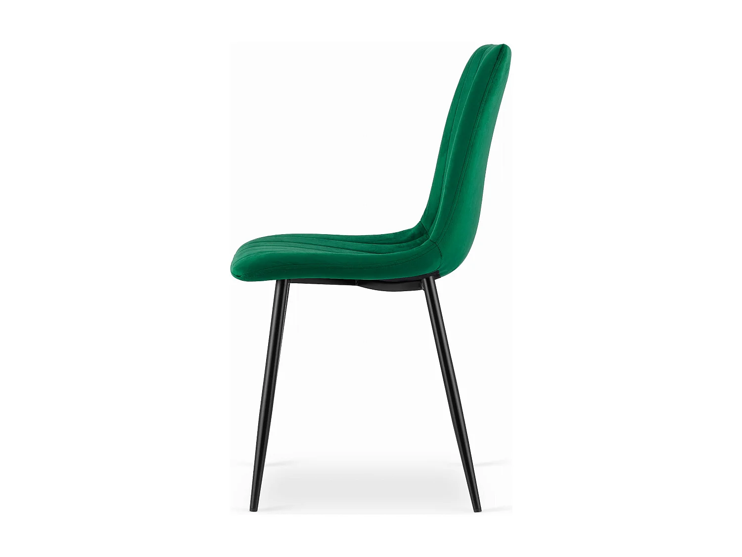 Chaise LAVA - Velours vert foncé x 1