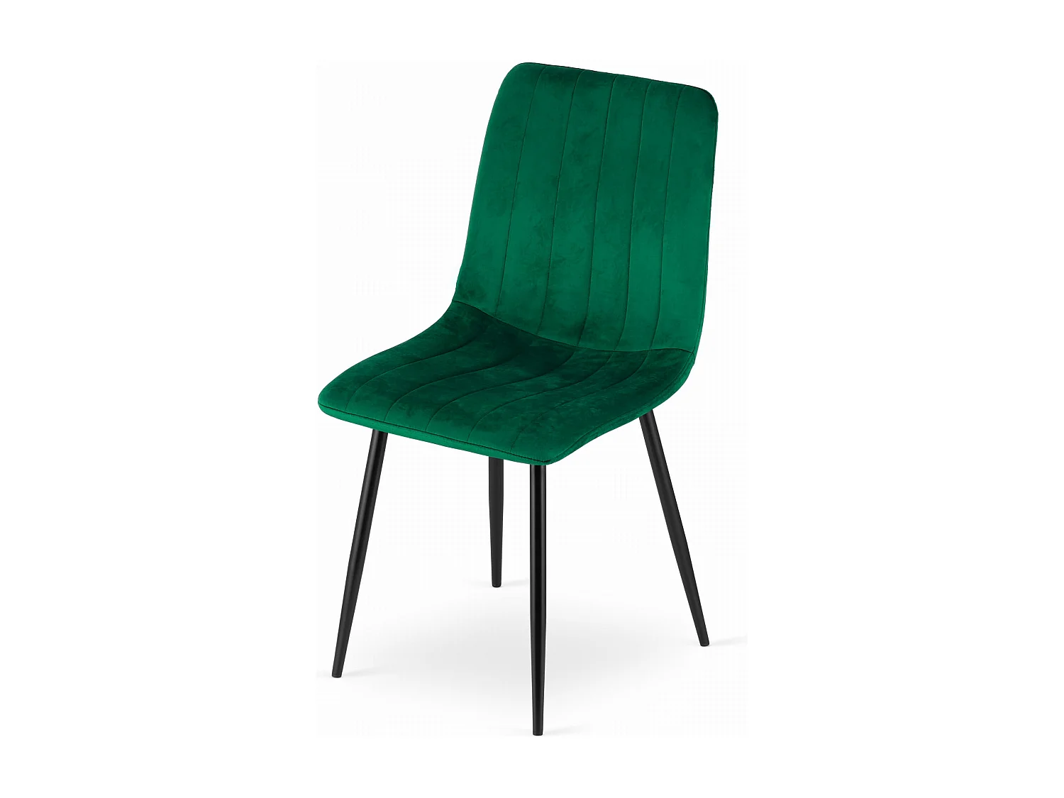 Chaise LAVA - Velours vert foncé x 1