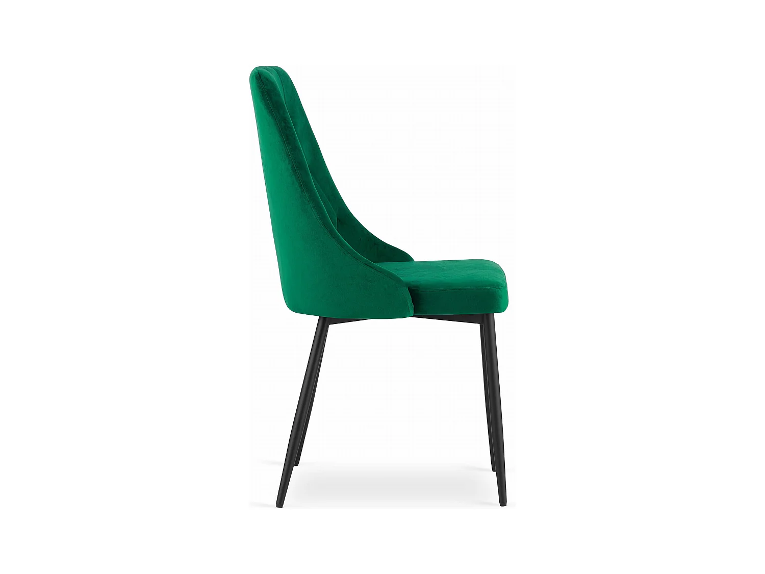 Chaise IMOLA - velours vert foncé x 1