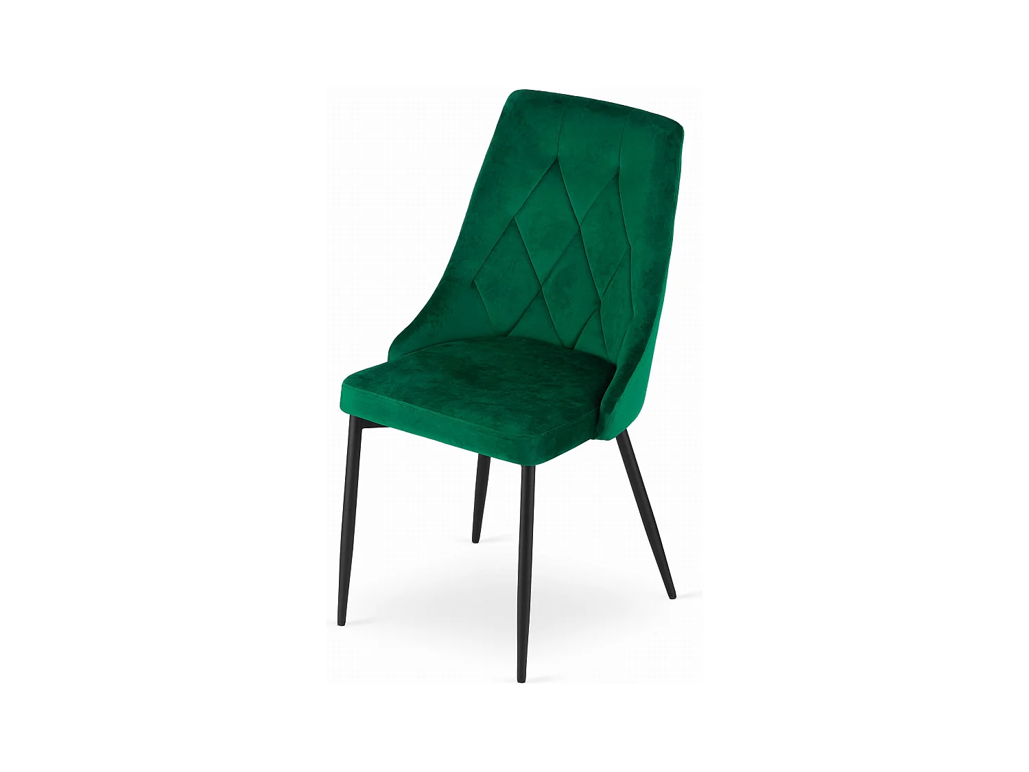 Chaise IMOLA - velours vert foncé x 1