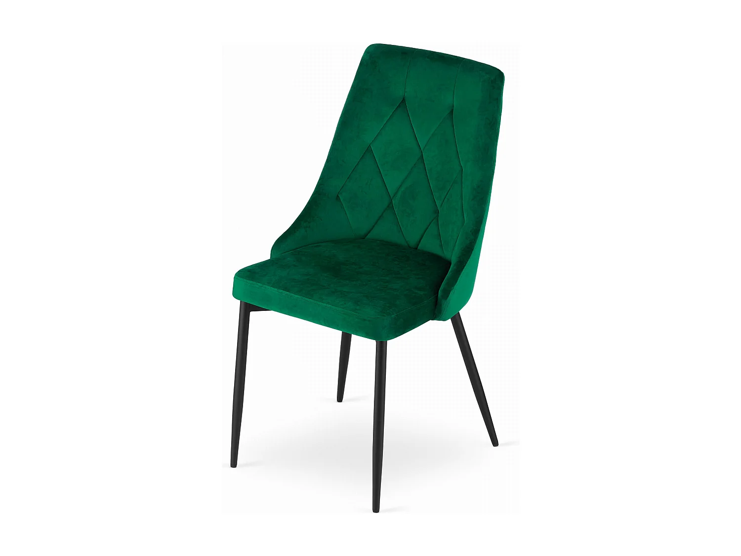 Chaise IMOLA - velours vert foncé x 1
