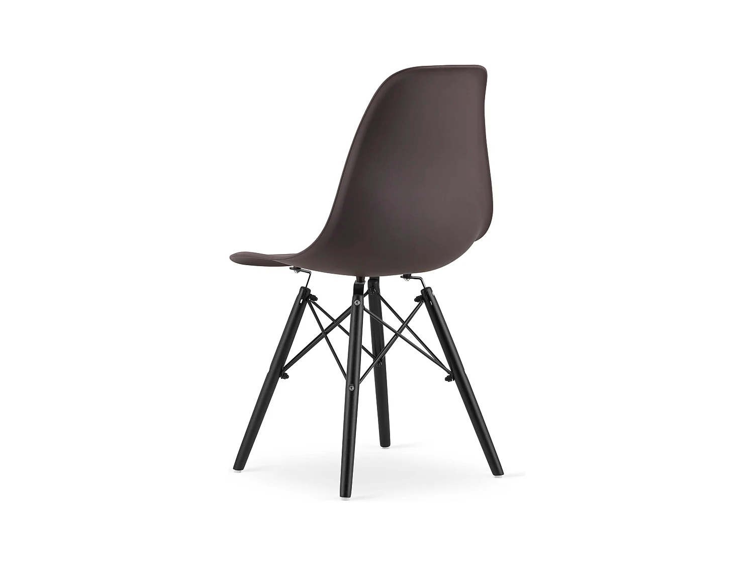 Chaise OSAKA café / pieds noirs x 1