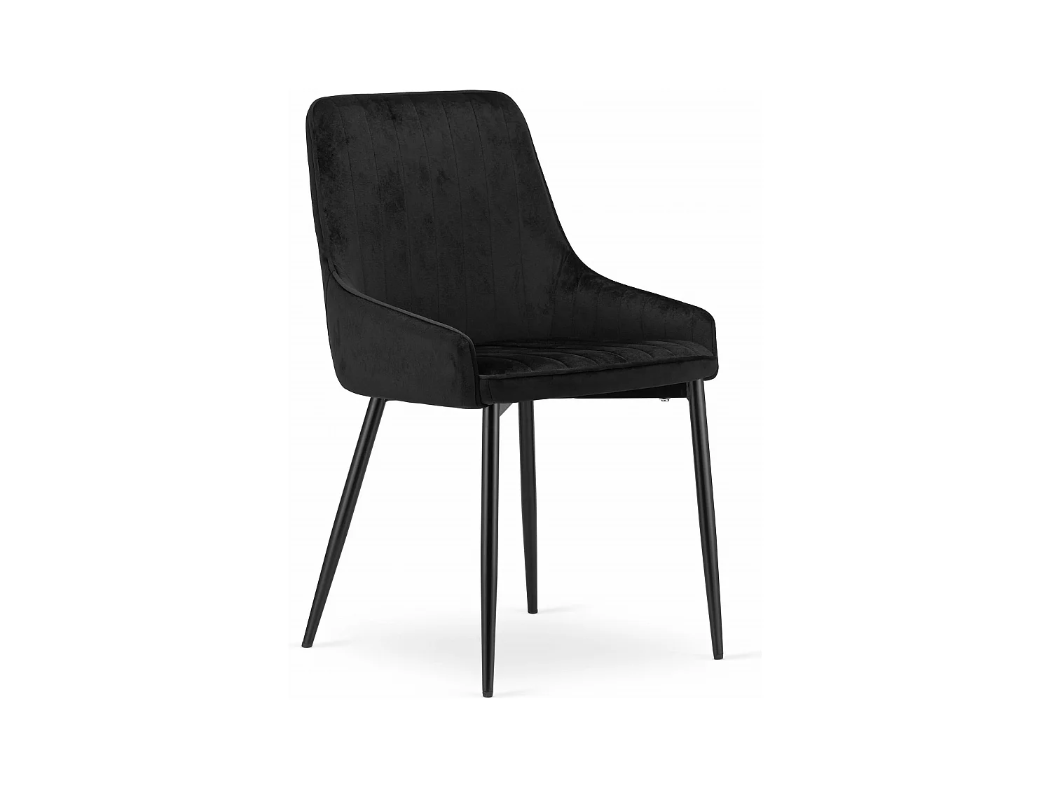 Chaise MONZA - Velours noir x 1