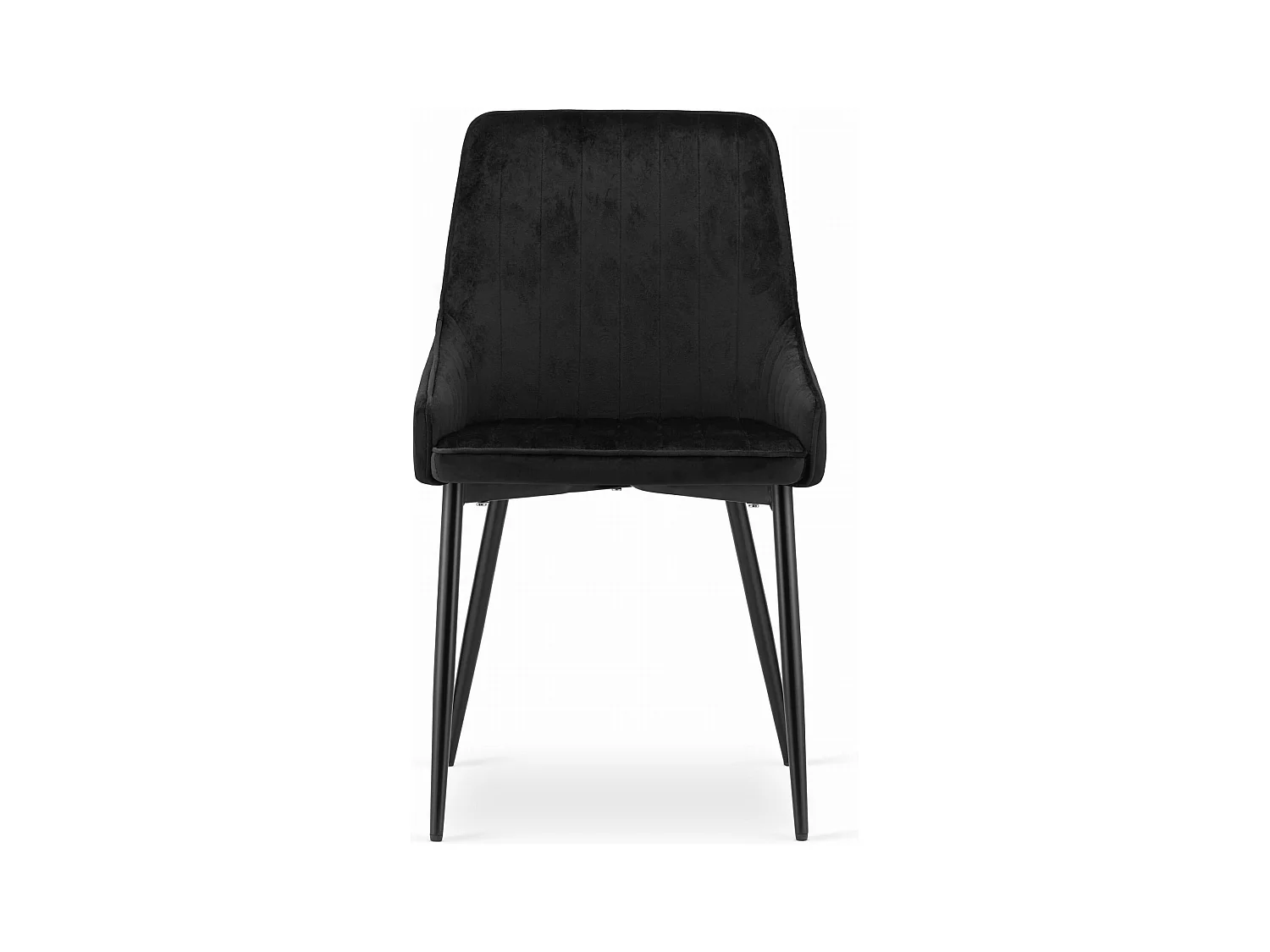 Chaise MONZA - Velours noir x 1