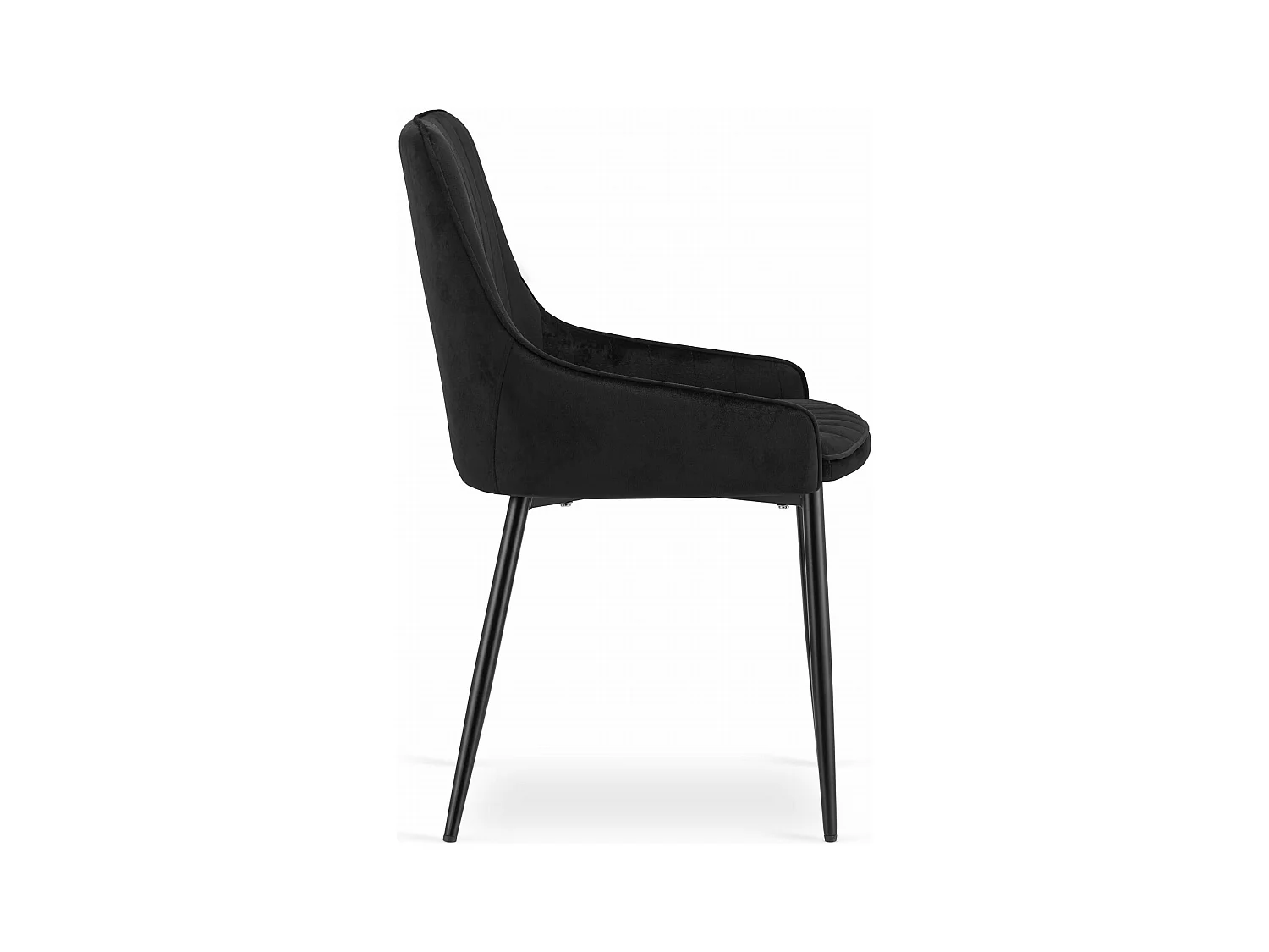Chaise MONZA - Velours noir x 1