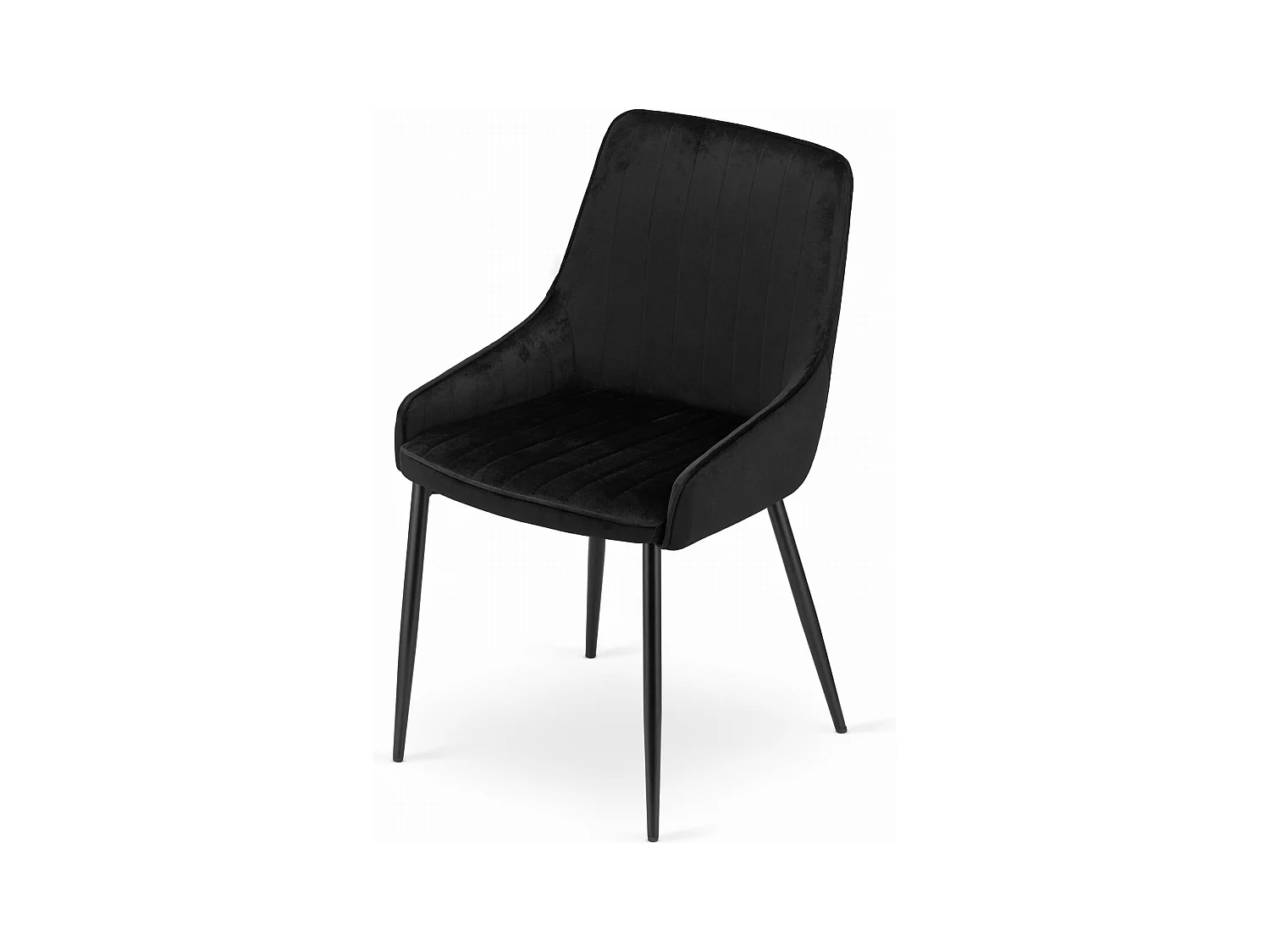 Chaise MONZA - Velours noir x 1