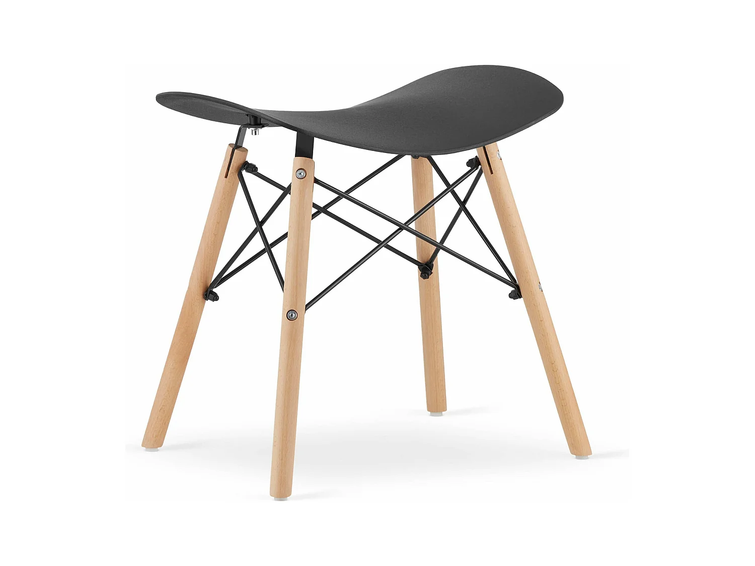 Tabouret CORFU - noir x 1
