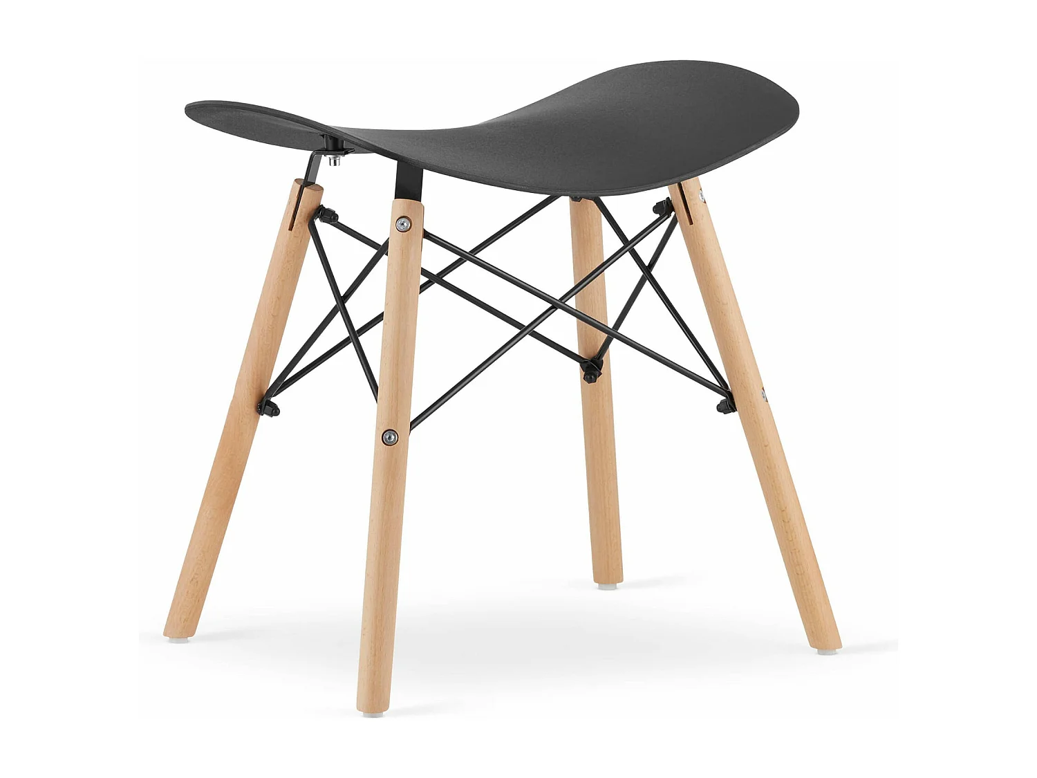 Tabouret CORFU - noir x 1