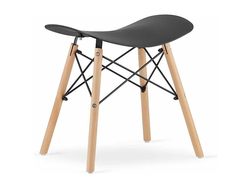 Tabouret CORFU - noir x 1