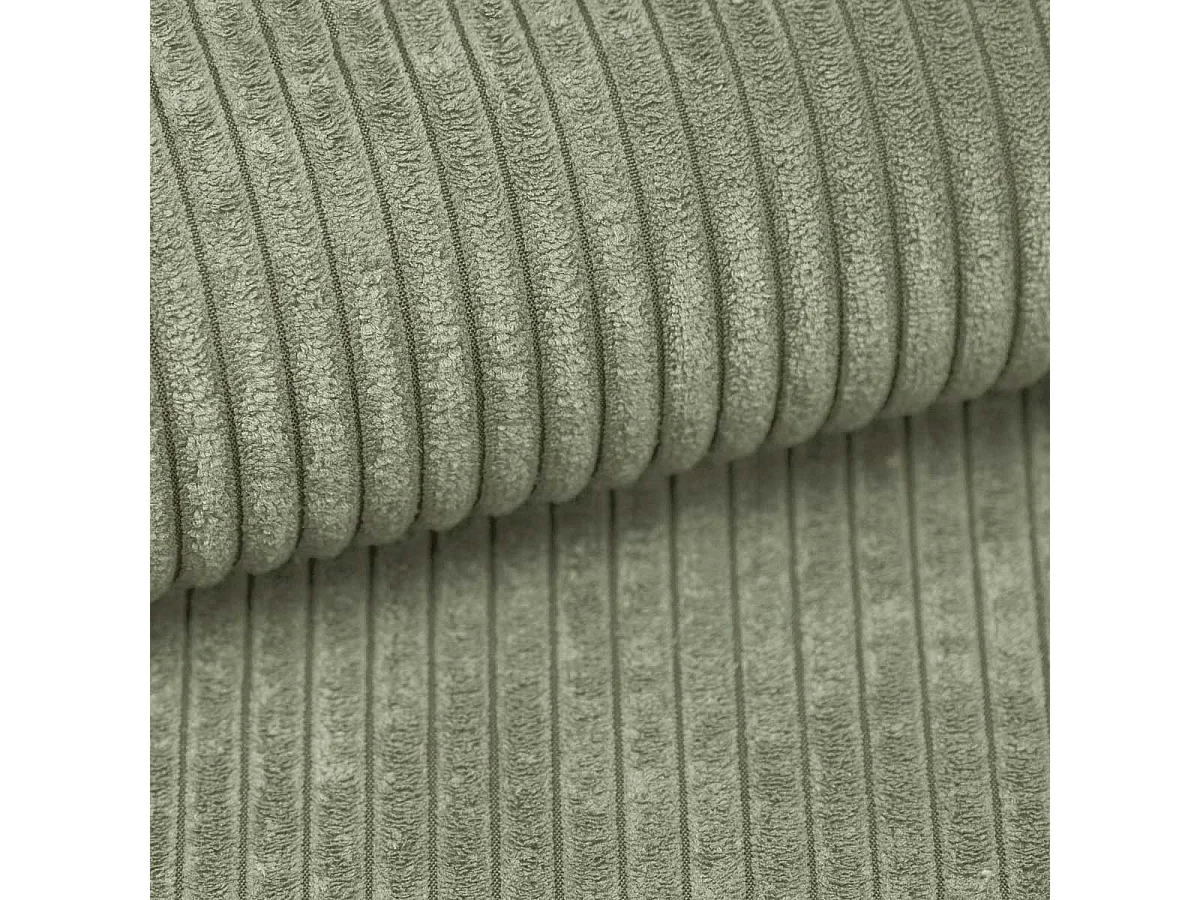 AX LIVING Canapé en U avec fonction lit – Arborio U 352 cm vert sauge