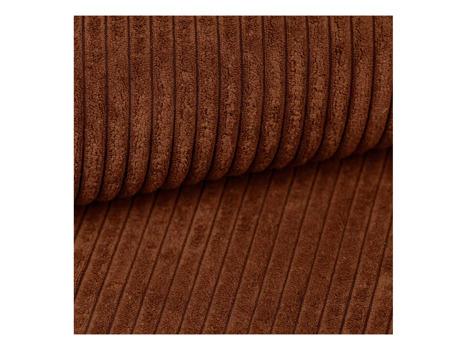 AX LIVING Cord Couch L Form Arborio Wohnlandschaft 280cm Ziegelrot L