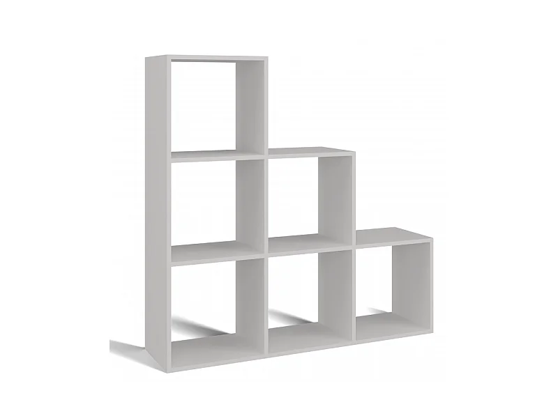 Regał STEP 3X3 RS-30 | Biały | 115x30x115 cm | Regał Komorowy