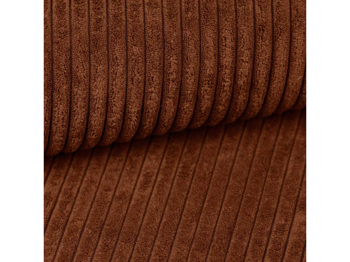 AX LIVING Canapé en U avec fonction lit – Arborio U 352cm rouge brique