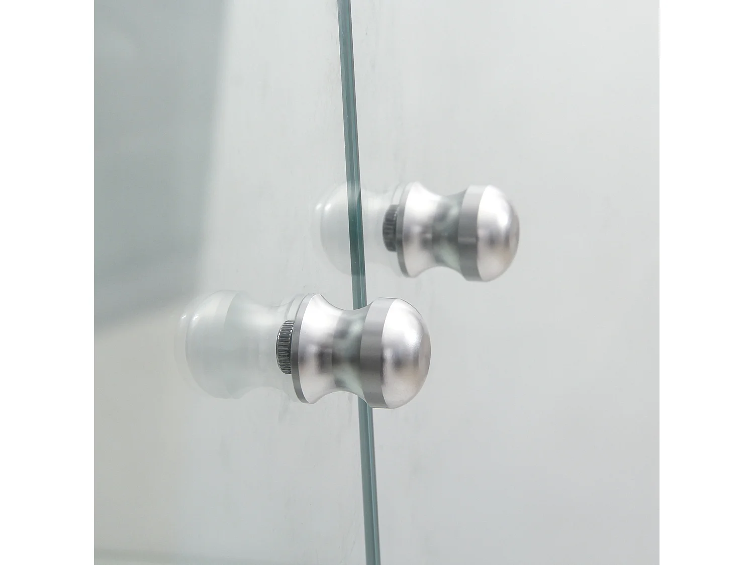 Vitrine en verre 163.9 x 36.49 x 80.49 cm,avec étagères et éclairage LED, armoire de curiosités à double porte