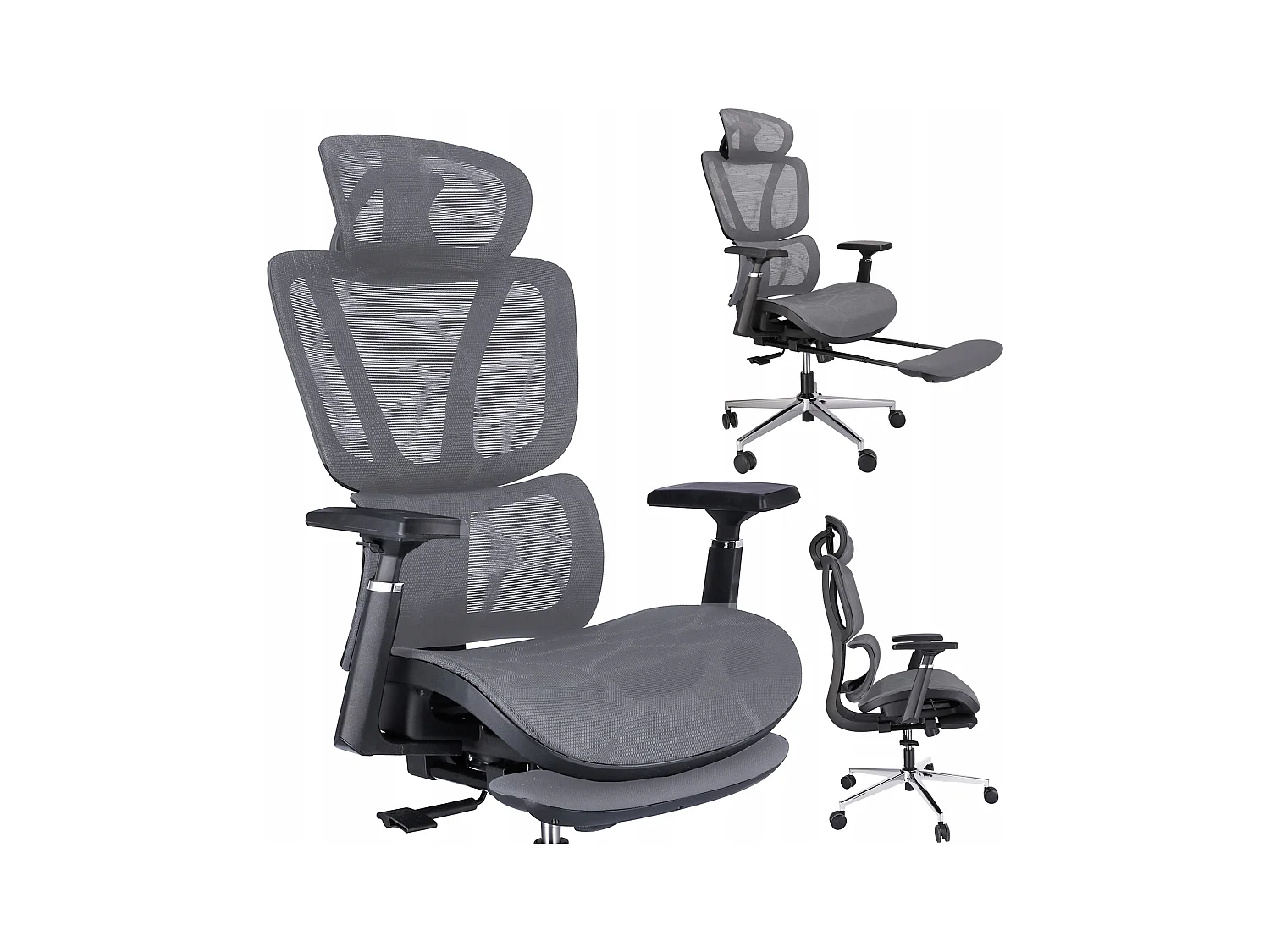 Fauteuil NEOVA gris chaise