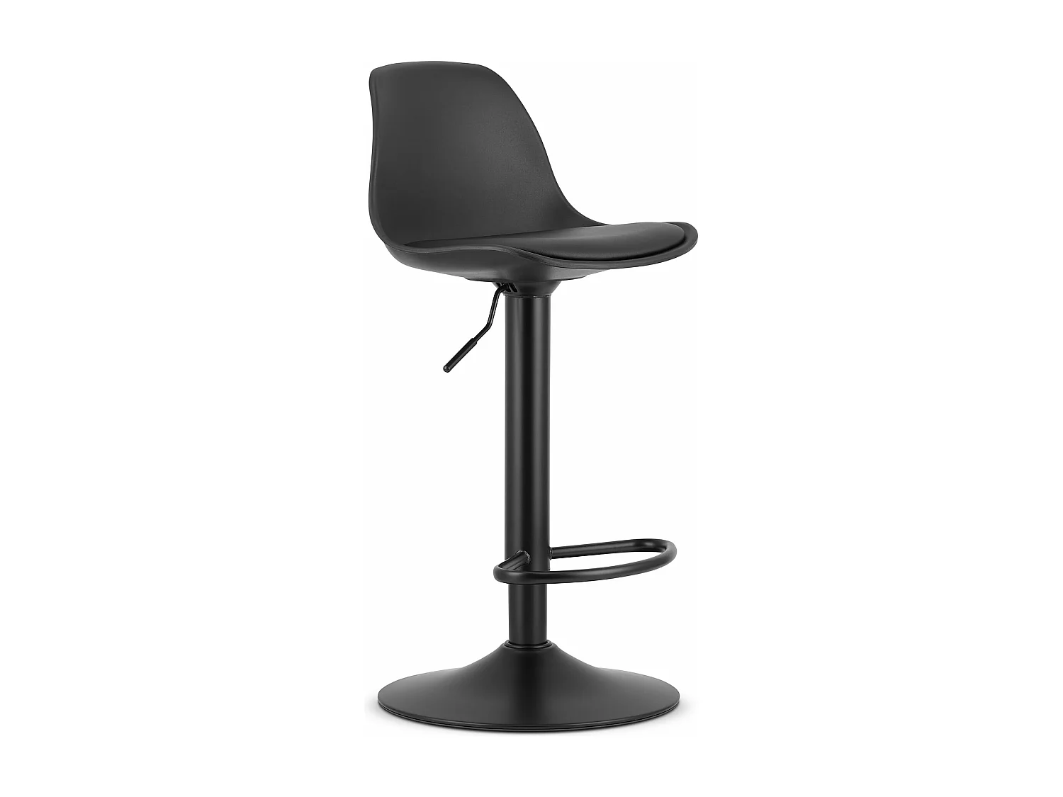 Tabouret HOGA - noir / base noire