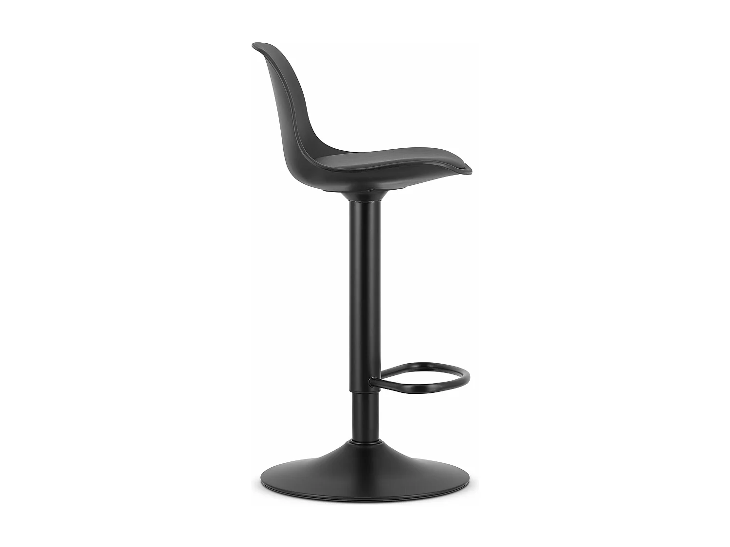 Tabouret HOGA - noir / base noire