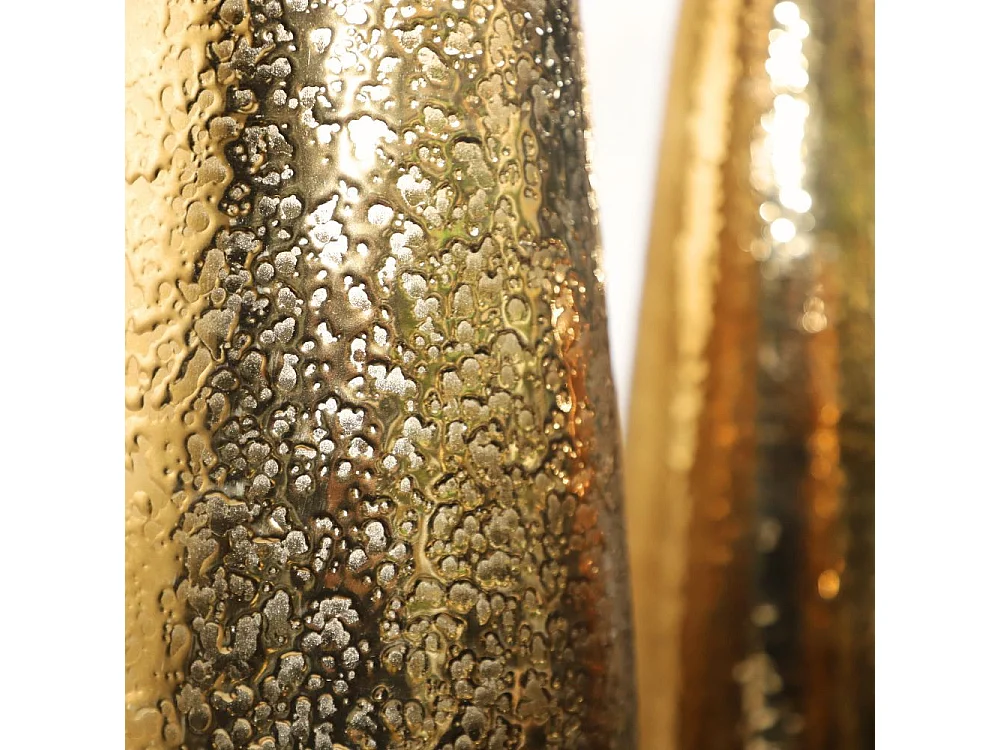 Vase en céramique doré 16.5 x 45cm