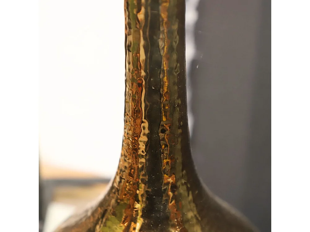 Vase en céramique doré 23.5 x 51cm