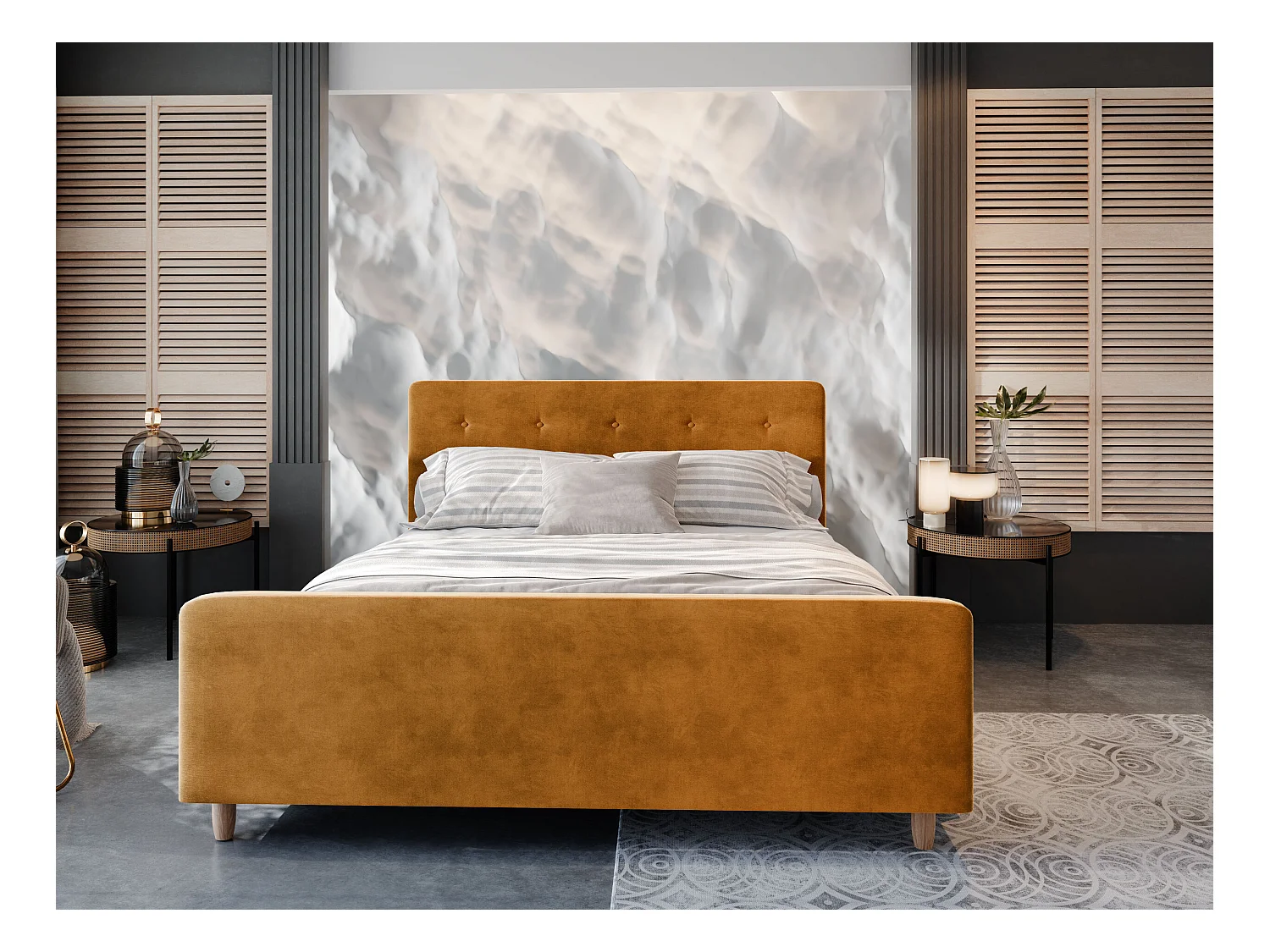 Polsterbett CUPRA 120x200 Itaka 33