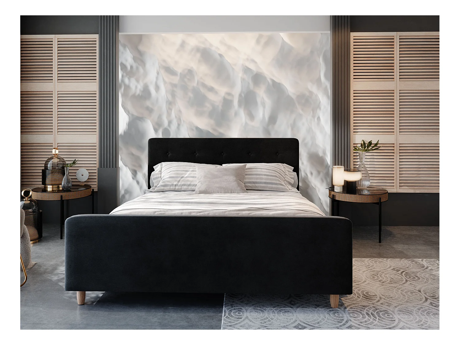 Łóżko tapicerowane CUPRA 120x200 Itaka 15