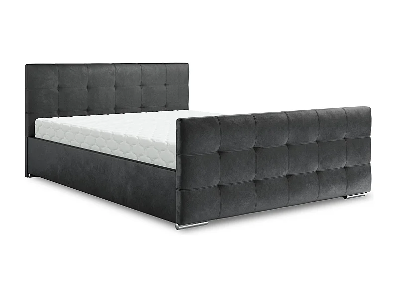 Łóżko tapicerowane BLIND 160x200 monolith 92