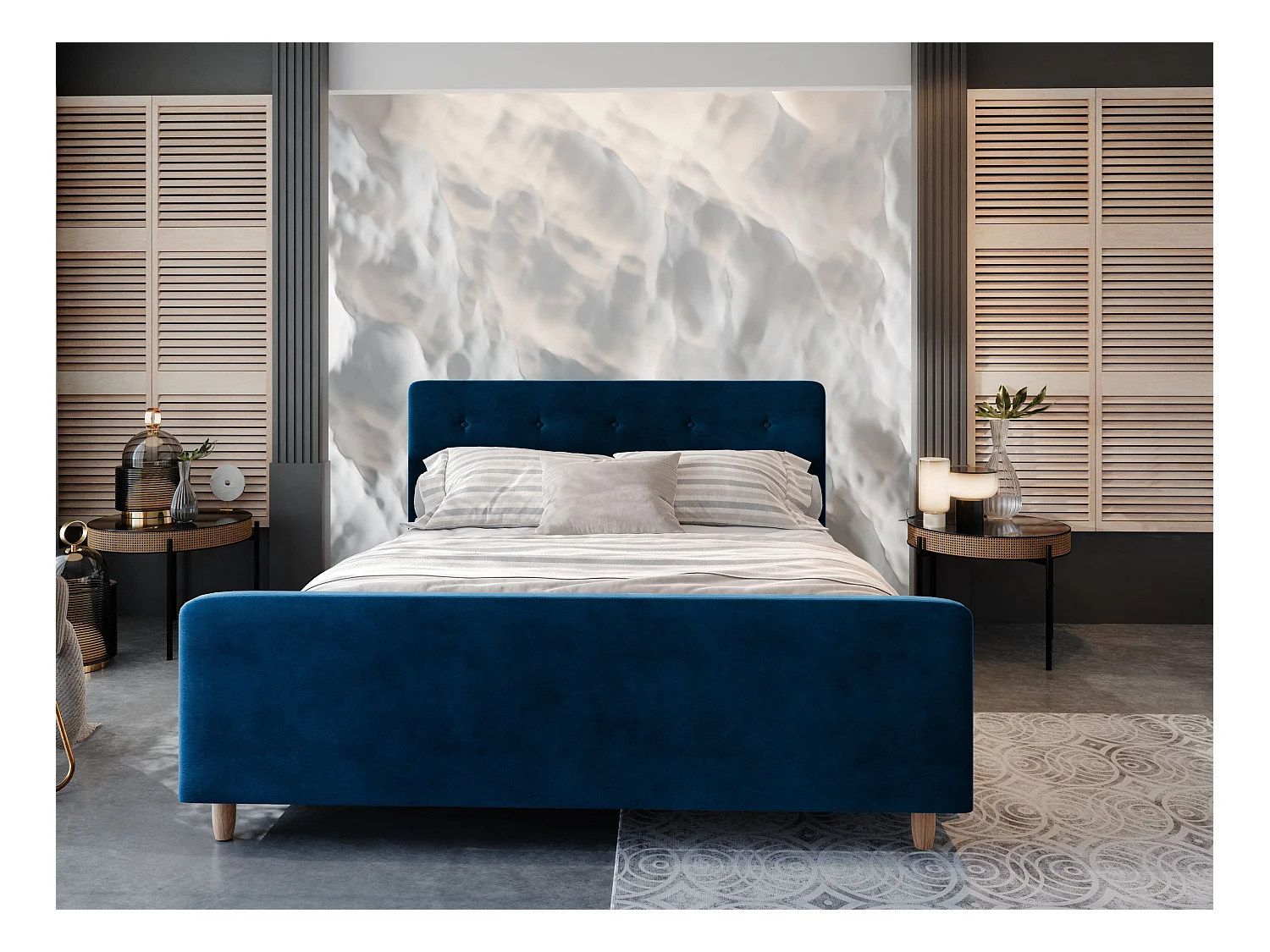 Łóżko tapicerowane CUPRA 180x200 Itaka 11