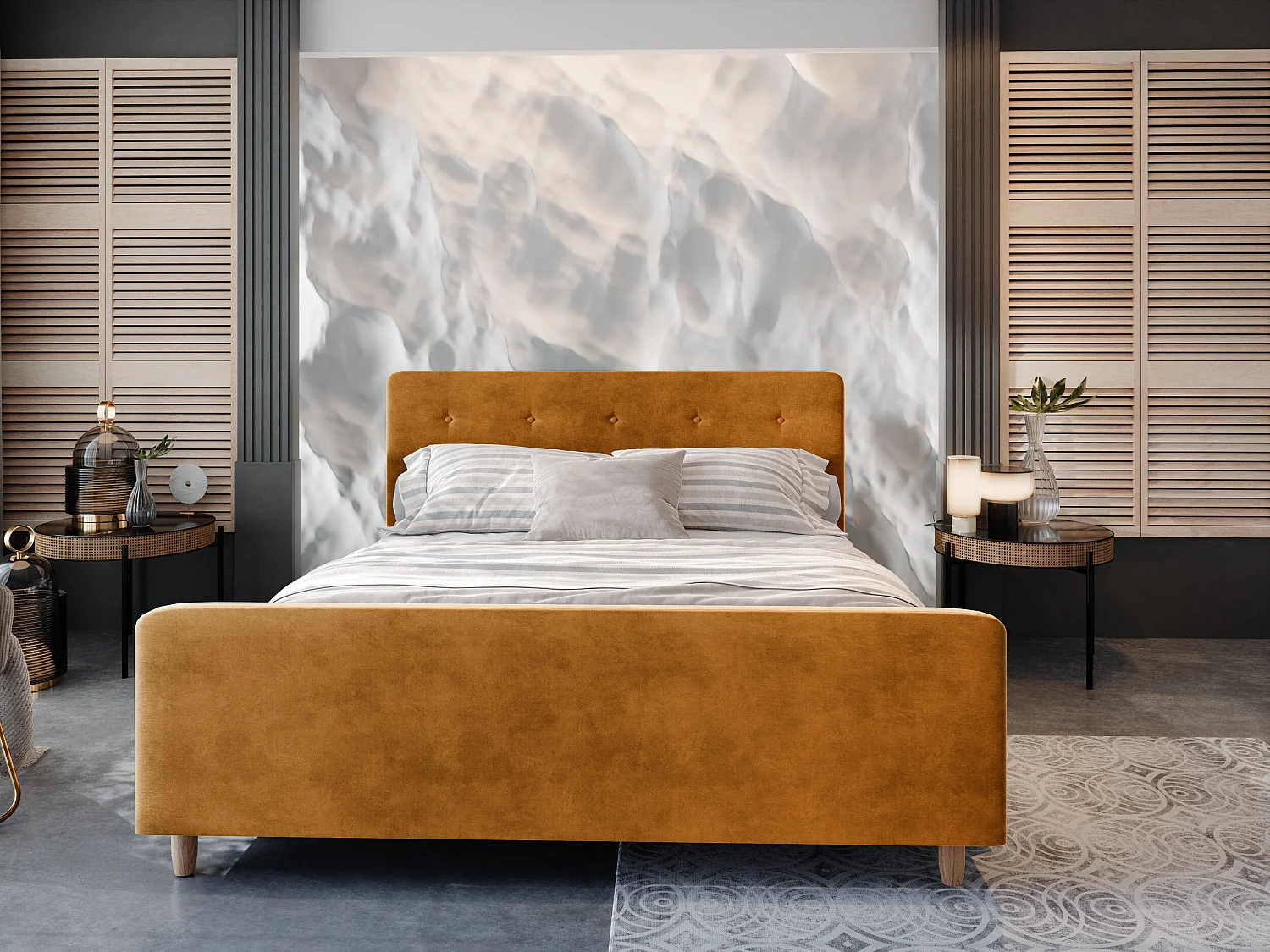 Polsterbett CUPRA 140x200 Itaka 33