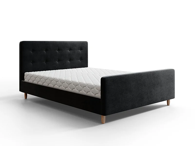 Łóżko tapicerowane CUPRA 140x200 Itaka 15