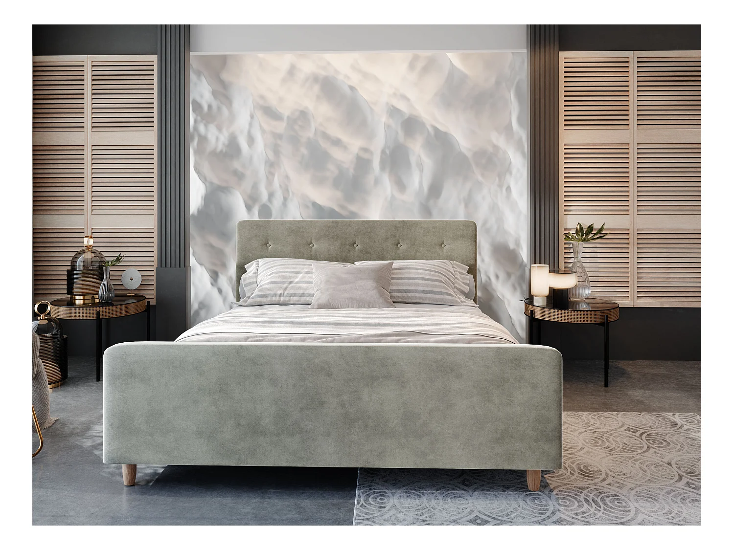 Polsterbett CUPRA 90x200 Itaka 16