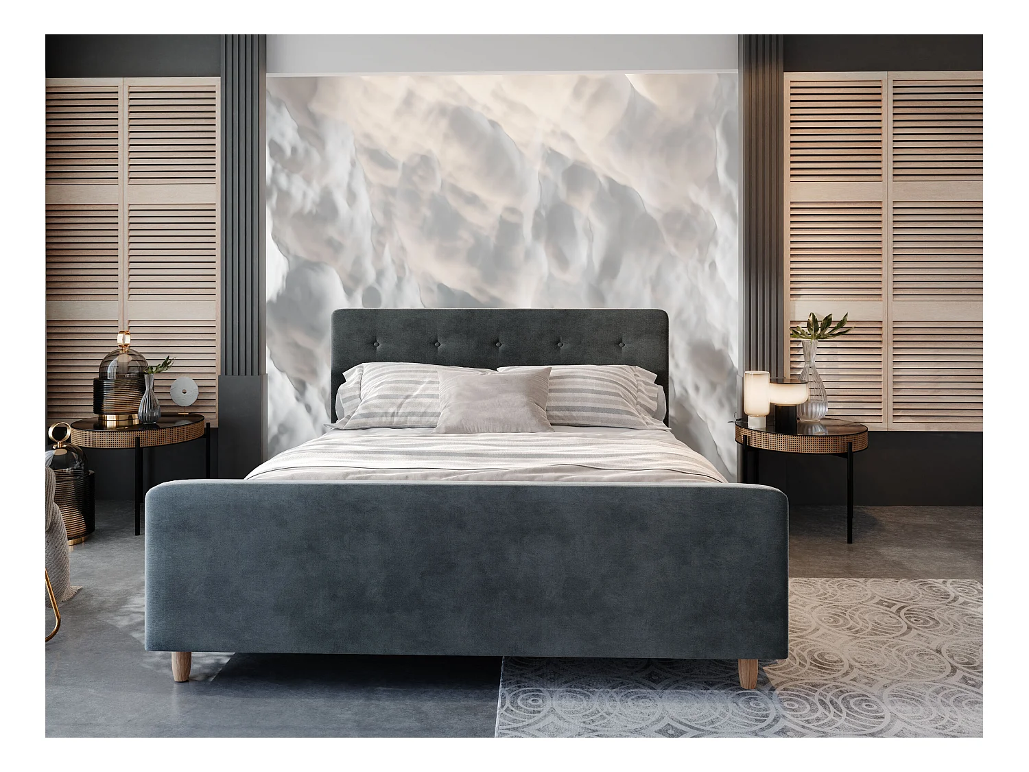 Polsterbett CUPRA 90x200 Itaka 27